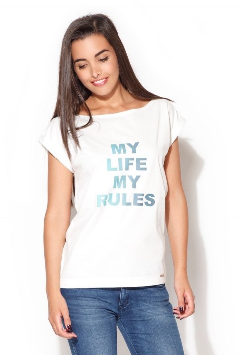 Produkt Przykładowy Bluzka K167 - Odcienie niebieskiego